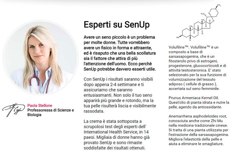Opinione scientifica su SenUp
